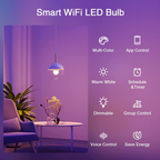 Bombillo Led Inteligente Wifi Multicolor Alexa Google Home 80 W