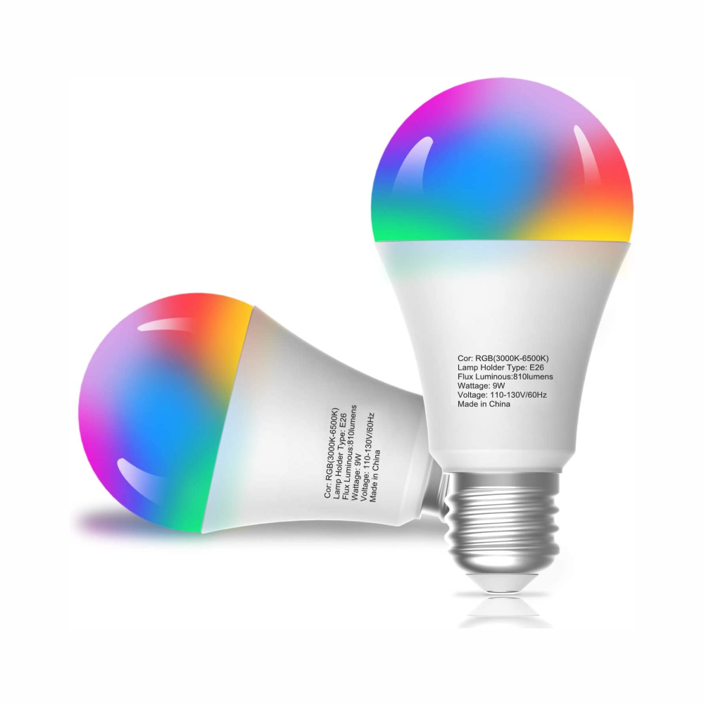Bombillo Led Inteligente Wifi Multicolor Alexa Google Home 80 W