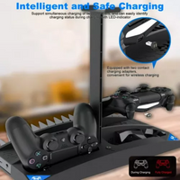 Thumbnail for Base Refrigerante Para Play Ps4 Slim Pro Porta Audifonos Ipe