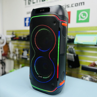 Thumbnail for Cabina De Sonido Recargable 12 Doble Microfono Rgb 9000pmpo