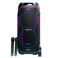 Thumbnail for Cabina De Sonido Recargable 12 Doble Microfono Rgb 9000pmpo