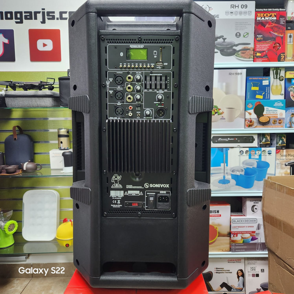 Cabina De Sonido 12 Pulgadas Profesional Activa Sonivox C312