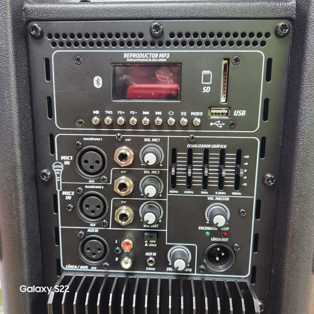 Cabina De Sonido 12 Pulgadas Profesional Activa Sonivox C312