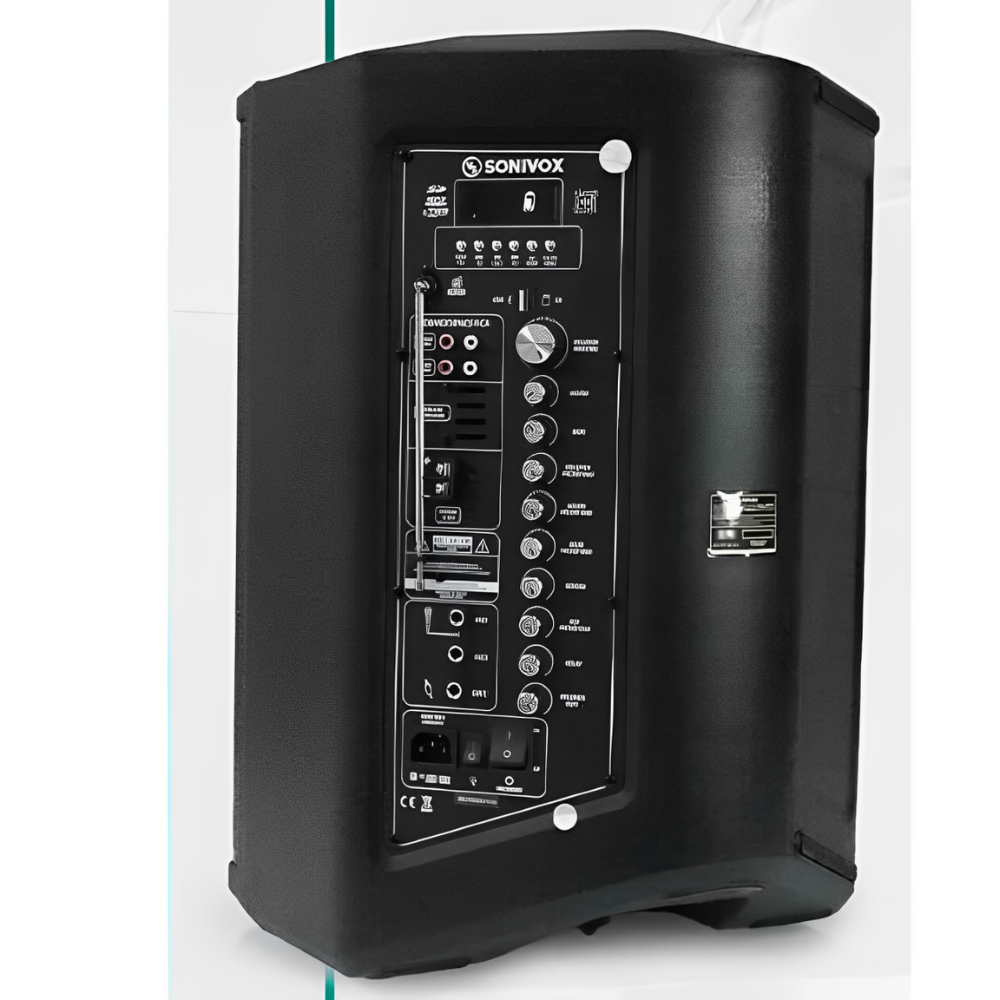 Cabina De Sonido 12 Pulgadas 120w Bt Fm Recargable Sonivox