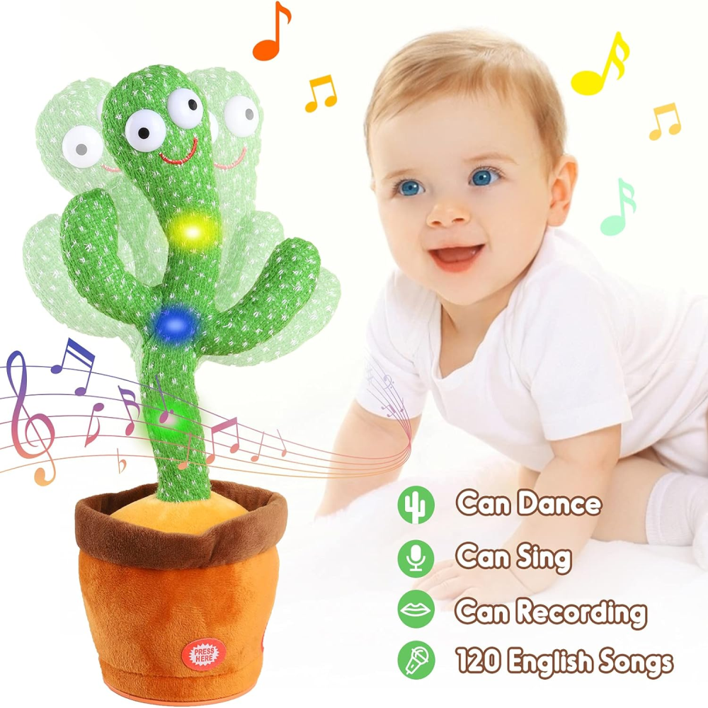 Cactus Bailarín Imita Voces Con Canciones Incluidas
