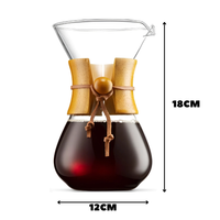 Thumbnail for Cafetera Chemex Método Filtrado 600 Ml Vidrio Borosilicato