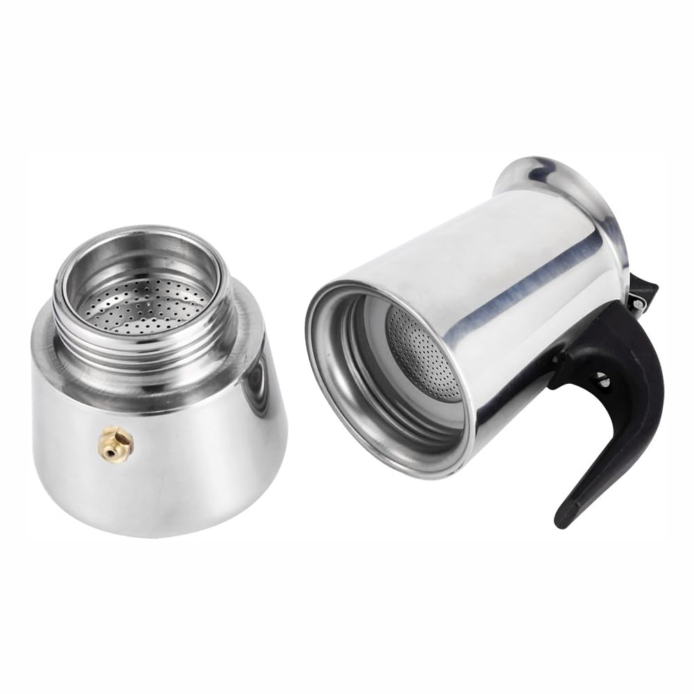 Cafetera Italiana Espresso Maker Acero Quirurgico 9 Tazas