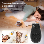 Calefactor Portátil Eléctrico 500W Control Digital Cerámico