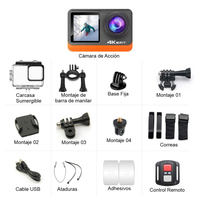 Thumbnail for Cámara Deportiva Wifi 4k Nativo Filtros Cambiables Sports Dv