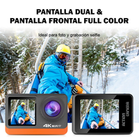 Thumbnail for Cámara Deportiva Wifi 4k Nativo Filtros Cambiables Sports Dv