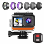 Cámara Deportiva Wifi 4k Nativo Filtros Cambiables Sports Dv