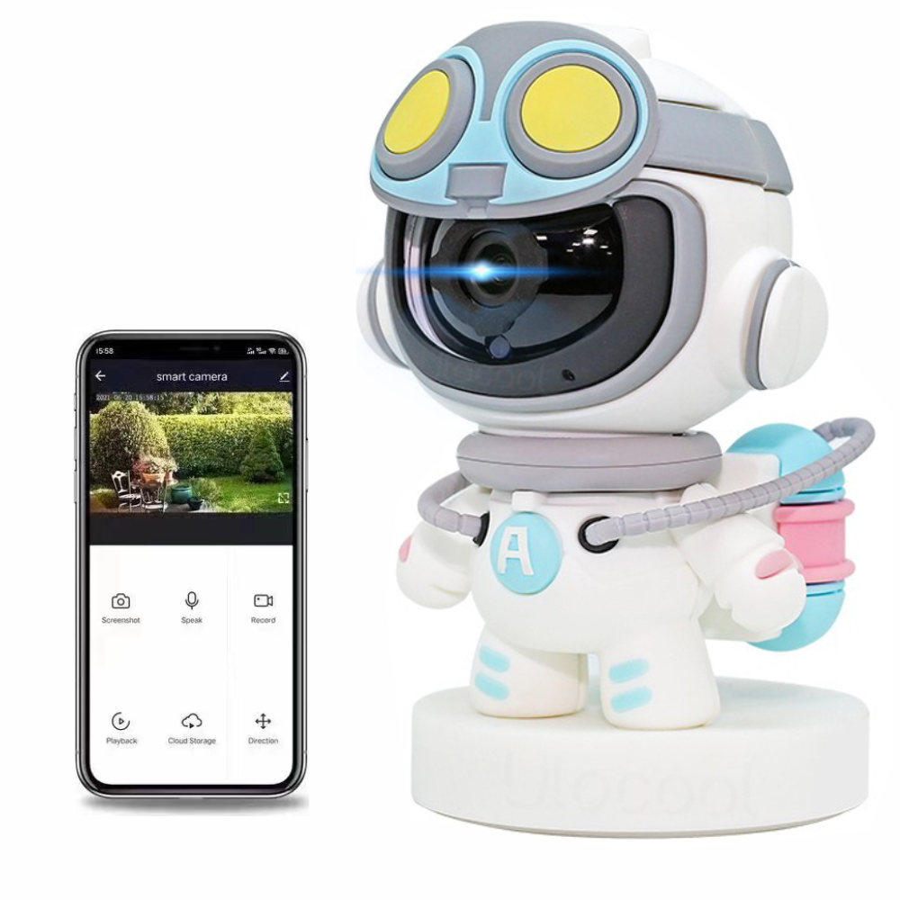 Cámara De Seguridad Wifi 5g Astronauta 360° Visión Nocturna