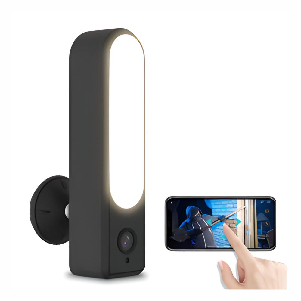 Cámara De Seguridad Wifi Con Reflector Interior Exterior 2mp