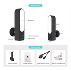 Cámara De Seguridad Wifi Con Reflector Interior Exterior 2mp