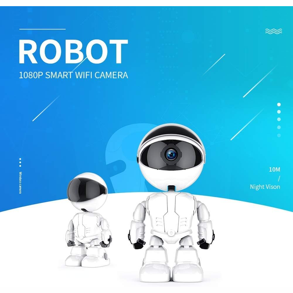 Cámara De Seguridad Wifi Robot Monitor De Bebe 360° Yosee