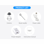 Cámara De Seguridad Wifi Robot Monitor De Bebe 360° Yosee