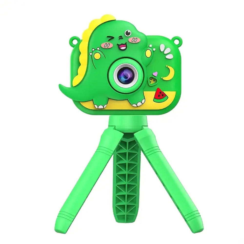 Camara Digital Niños Recargable Juegos Tripode Pantalla Ips Rosa