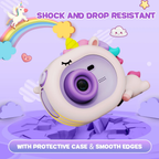 Camara Digital Lente Abatible Selfie Para Niños Sd32 Tripode