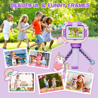 Thumbnail for Camara Digital Lente Abatible Selfie Para Niños Sd32 Tripode