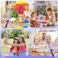 Thumbnail for Camara Digital Lente Abatible Selfie Para Niños Sd32 Tripode