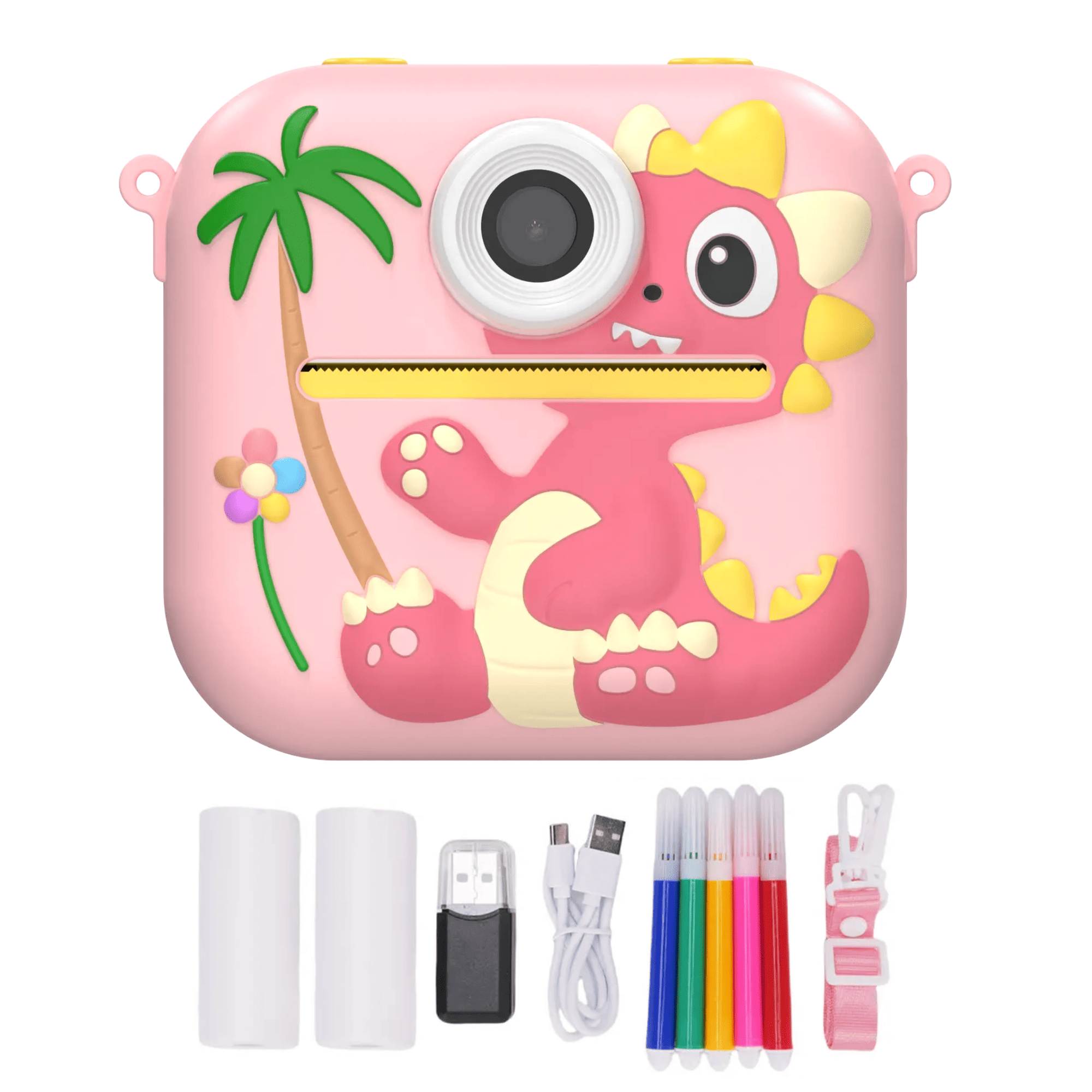 Camara Impresion Instantanea Video Niños Infantil Colores