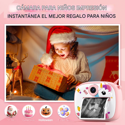 Camara Instantánea Niños Impresion Termica Videos Fotos M300