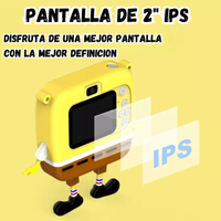 Thumbnail for Camara Videos Fotos Digital Para Niños Diseño Bob Esponja