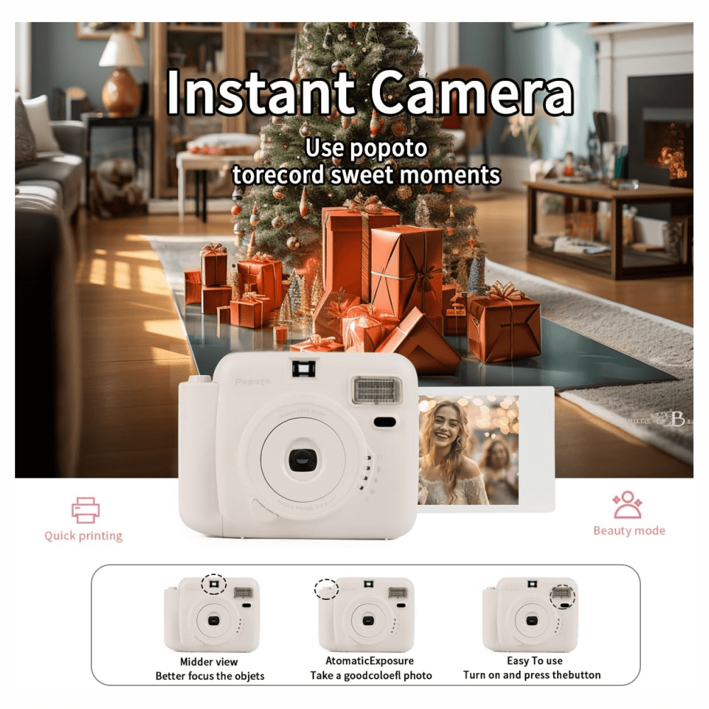Camara Instantanea Popoto A Color Incluye Incluye Films 10