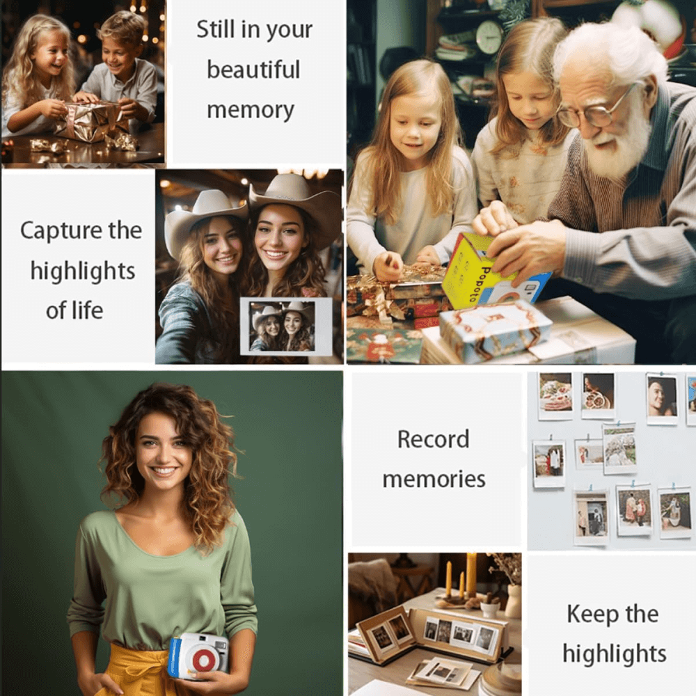 Camara Instantanea Popoto A Color Incluye Incluye Films 10