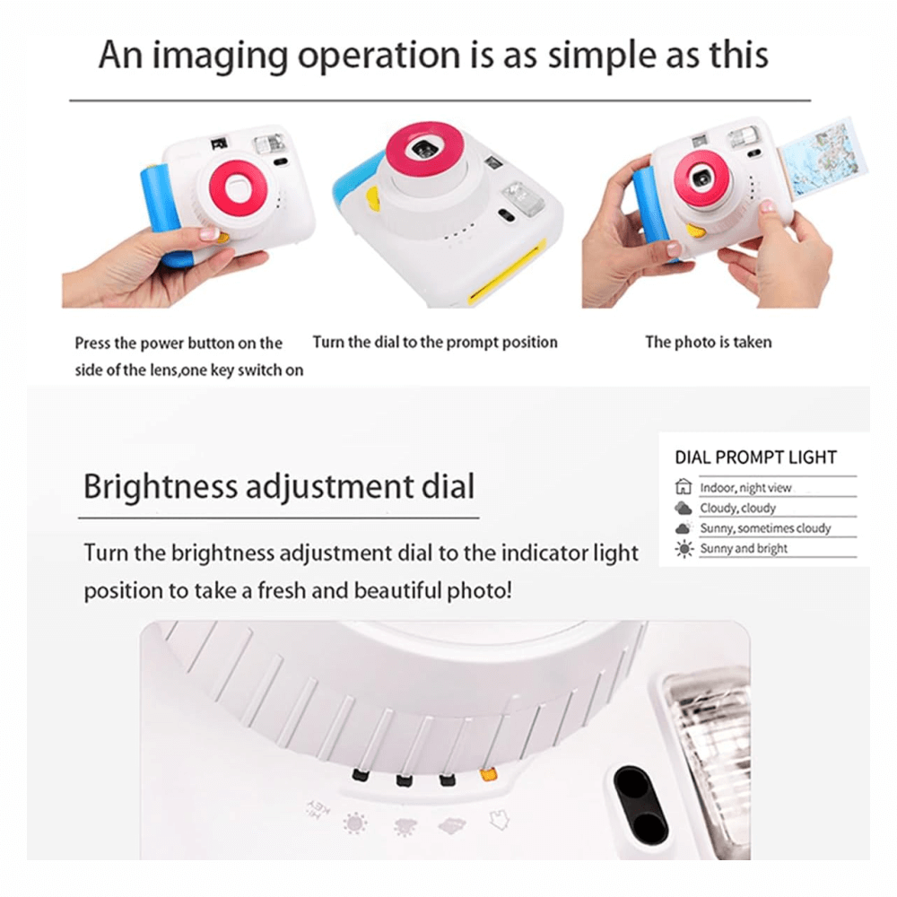 Camara Instantanea Popoto A Color Incluye Incluye Films 10