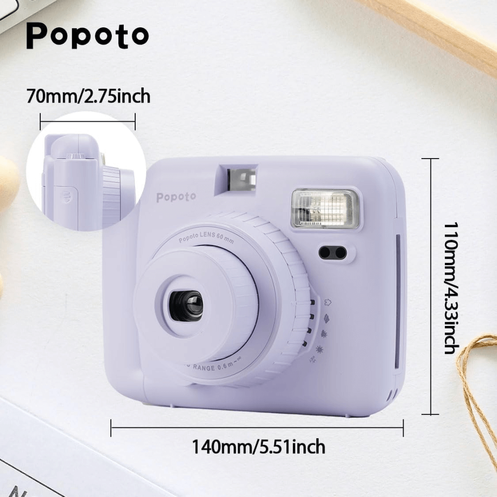 Camara Instantanea Popoto A Color Incluye Incluye Films 10
