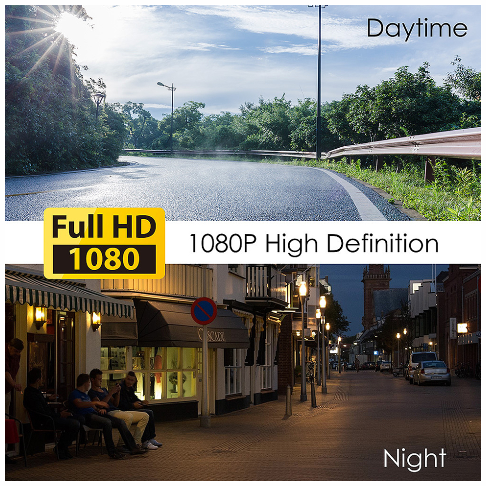 Cámara Para Carro 3 Lentes Visión Nocturna Trasera 1080p