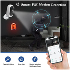 Cámara De Seguridad Wifi Recargable Inalámbrica Tuya Smart