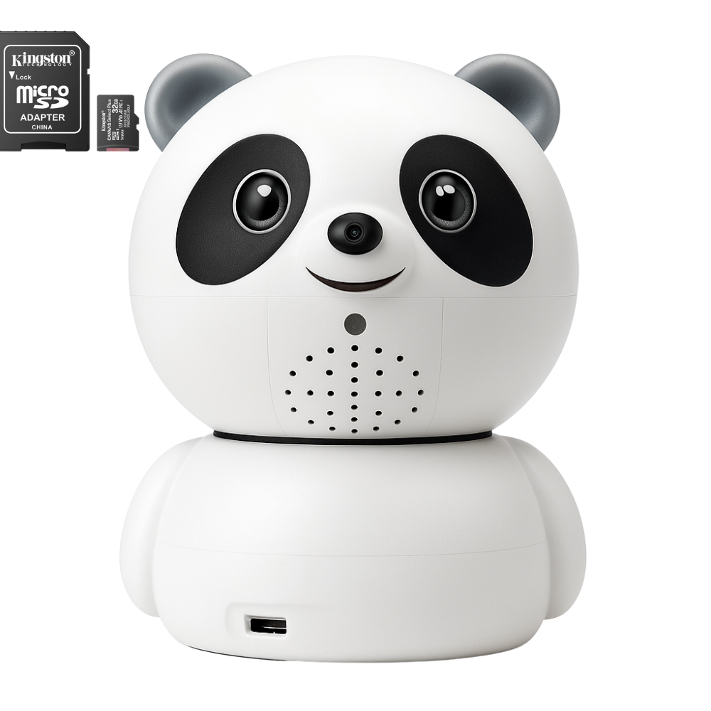 Cámara Ptz Wifi Robotica Oso Intercomunicador Nocturna Niños