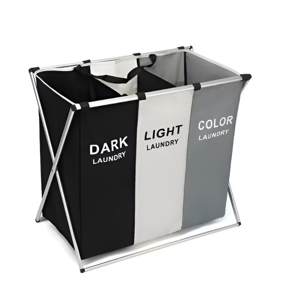 🧺💫Organizador De Ropa Sucia: Cesta Clasificadora Por Colores🎨