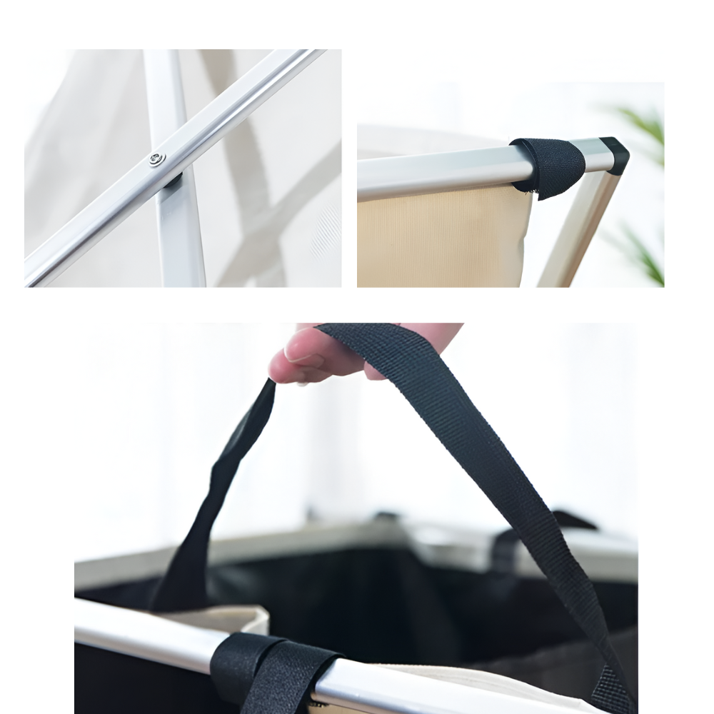 🧺💫Organizador De Ropa Sucia: Cesta Clasificadora Por Colores🎨