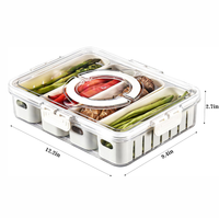 Thumbnail for Canasta Contenedor Para Frutas Y Verduras 4 Divisiones