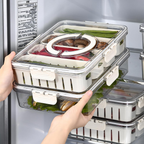 Canasta Contenedor Para Frutas Y Verduras 4 Divisiones