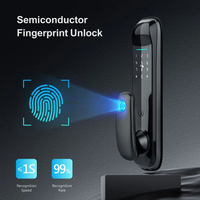 Thumbnail for Cerradura Inteligente Wifi Huella Tarjeta Y Contraseña Hr16