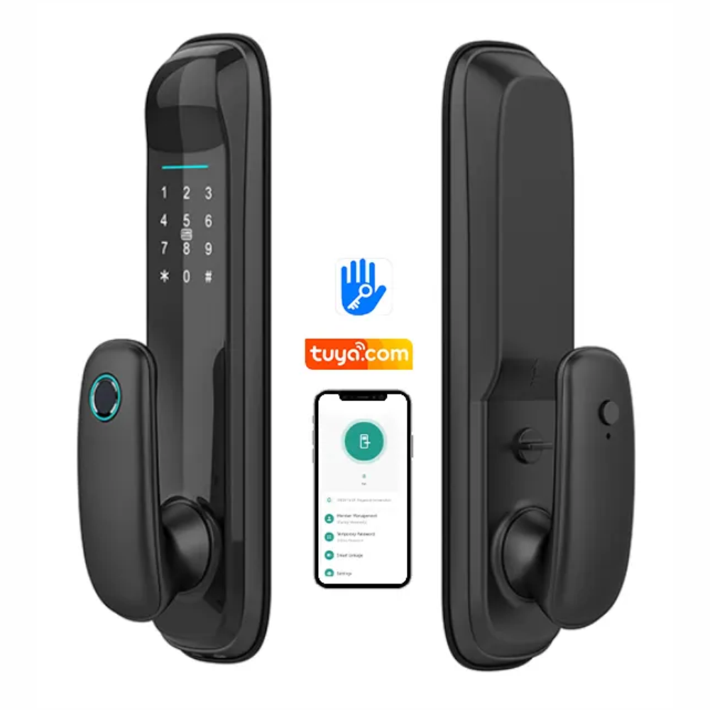 Cerradura Inteligente Wifi Huella Tarjeta Y Contraseña Hr16