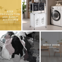Thumbnail for Cesta Para La Ropa Sucia 4 Divisiones Resistente Lavanderia