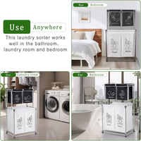 Thumbnail for Cesta Para La Ropa Sucia 4 Divisiones Resistente Lavanderia