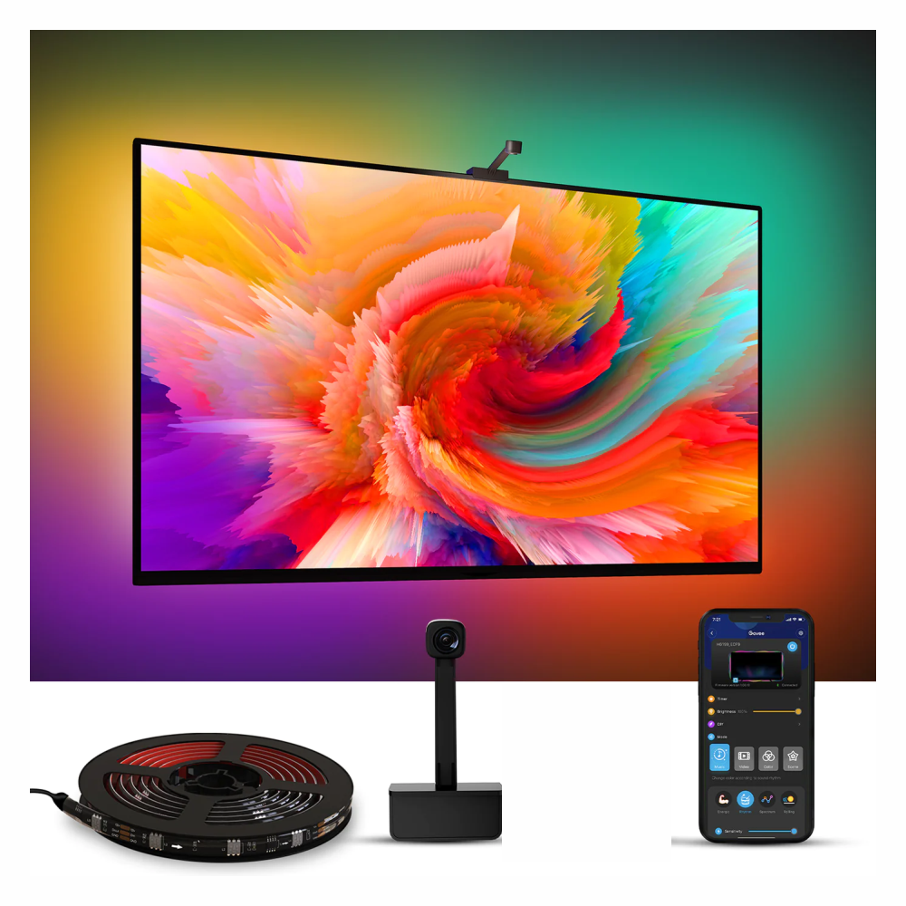 Cinta Tira Led Govee Inmersión Rgbic Iluminación Tv + Cámara