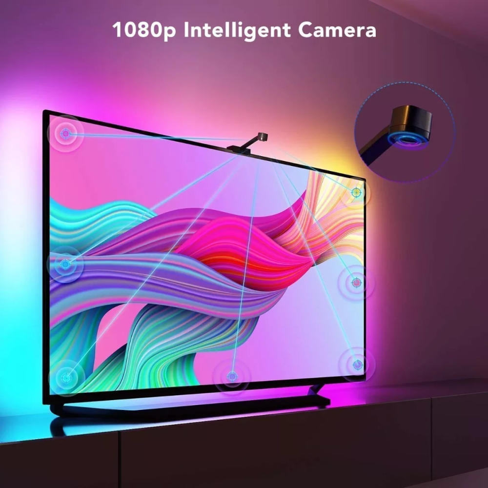 Cinta Tira Led Govee Inmersión Rgbic Iluminación Tv + Cámara