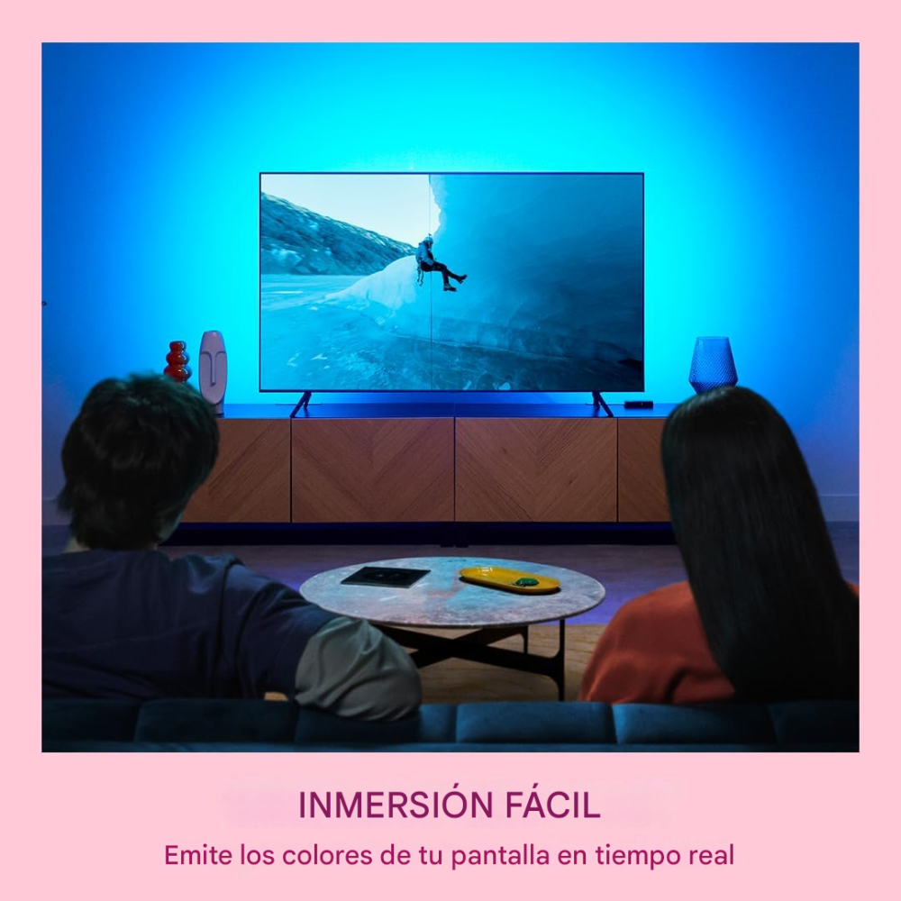Luz Led Cinta Tv Inmersion Hdmi 2.0 App Control 55-65 Pulgad