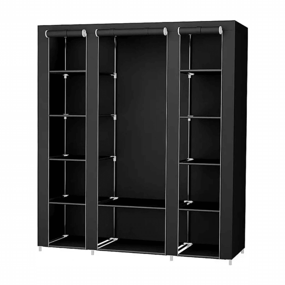 Closet Armable Portatil Entrepaños Tela Ecologica 10 Estantes