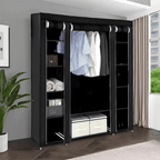 Closet Armable Portatil Entrepaños Tela Ecologica 10 Estantes