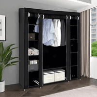 Thumbnail for Closet Armable Portatil Entrepaños Tela Ecologica 10 Estantes