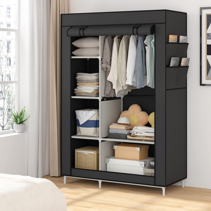 👗 Closet Organizador Desarmable De 6 Estantes Con Cremallera🧥🧩