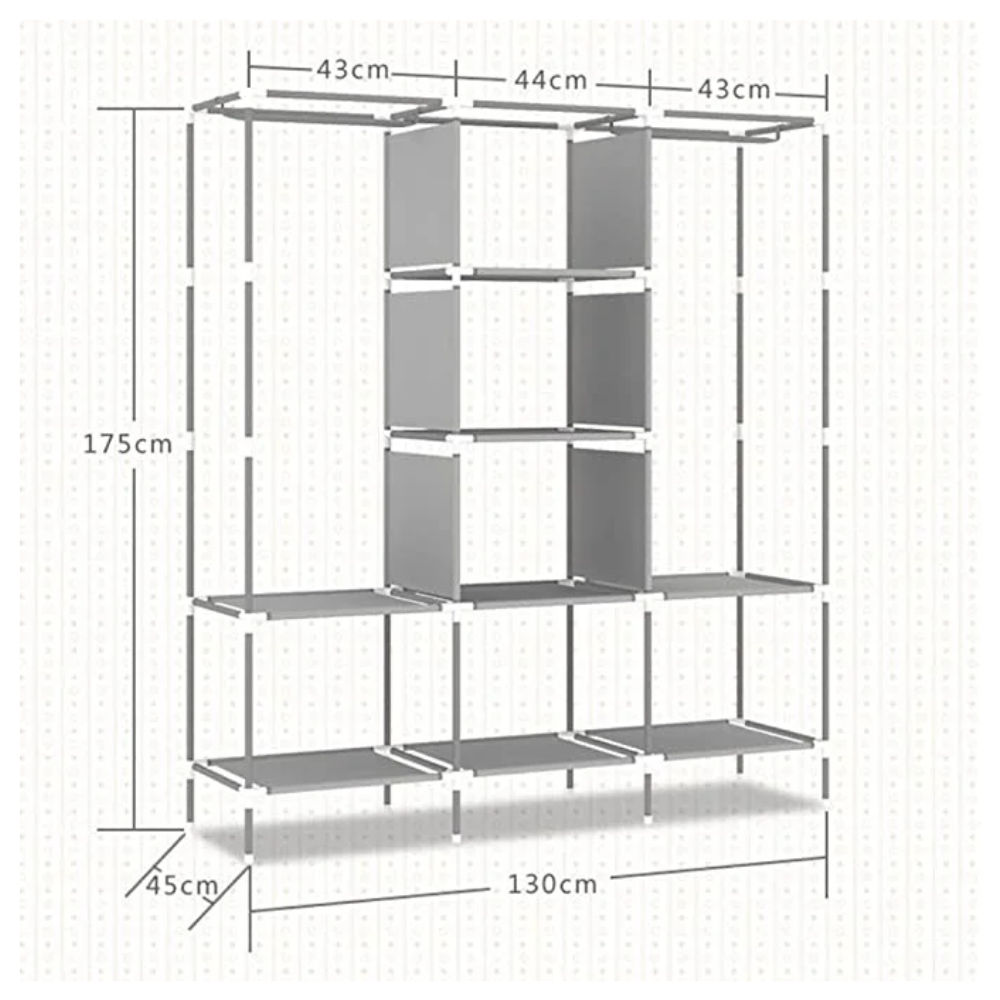 🧺Closet Organizador De Ropa Desarmable 8 Estantes  ModeL 88130🔝
